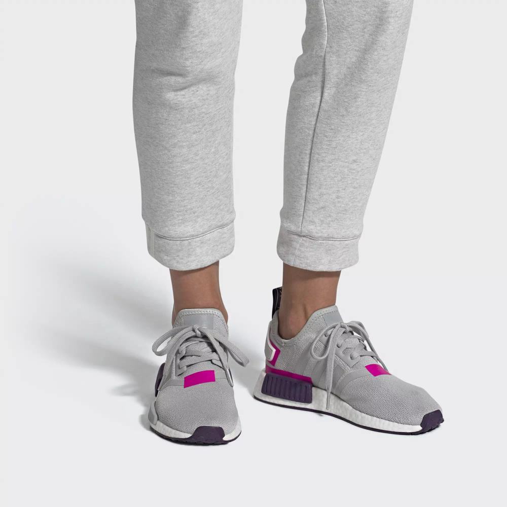 Adidas NMD R1 Tenis Grises Para Mujer (MX-33394)